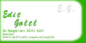 edit goltl business card